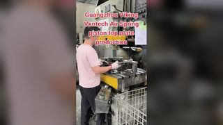 Mola pneumática Vkntech / produção de peças de mola pneumática / placa superior / pistão