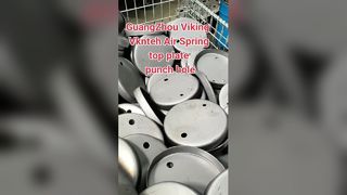 como perfurar a placa superior da mola pneumática?