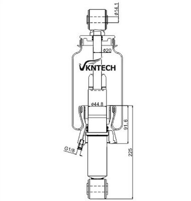 SPRING DE AIRE DE CABIÇA 1076855 20889134 20427897 20721169 20775212 Sachs 895213A Monroe CB0006 Substituído por VKNTECH 1S5077 SPRING DE AIRE DE CABIÇA de alta qualidade