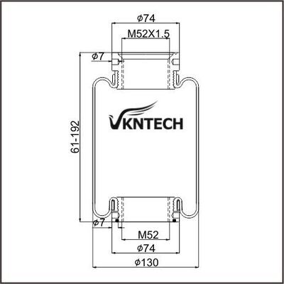 MACK 227QS34B E-FS7007 PAI FAS-4905 FS7007 FIRESTONE W02-358-7007 Substituído por VKNTECH 1S7007