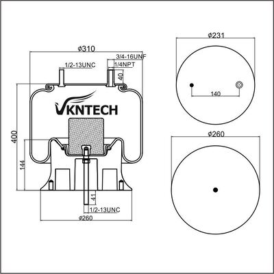 MOLA A AR Watson & Chalin AS-0061 Firestone W01-358-9243 Goodyear 1R12-480 SUBSTITUÍDA POR VKNTECH 1K9243