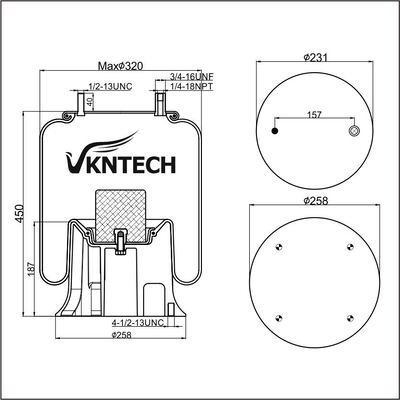 MOLA A AR Contitech 4159NP05 Firestone W01-358-9367 Goodyear 1R12-283/256 SUBSTITUIR POR VKNTECH 1K9367