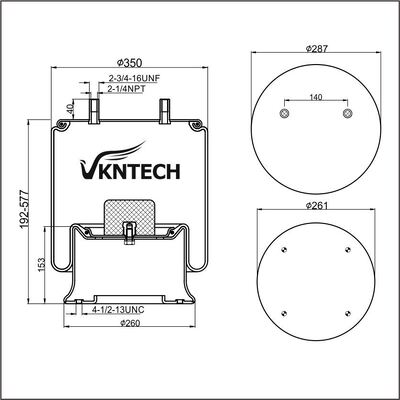 DAYTON 455-47152L AUTOMANN AB1R14-232 HENDRICKSON S-25319 Goodyear 1R14-232 1R14-152 TWHNS-25319 Triângulo AS-81063 WATSON AS-0241 Contitech 75269 substituído por VKNTECH 1K4232